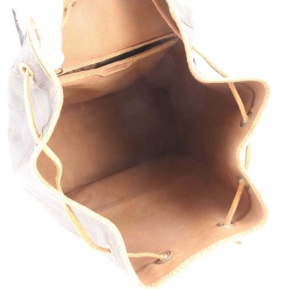 LOUIS VUITTON Brown Monogram Leather Backpack - Picture 8 of 10
